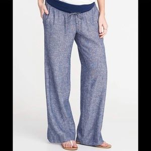 Maternity linen pants